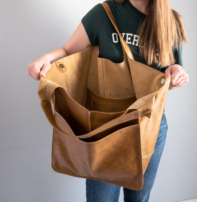 Luggo Bags – Stor Vegansk Tote Väska
