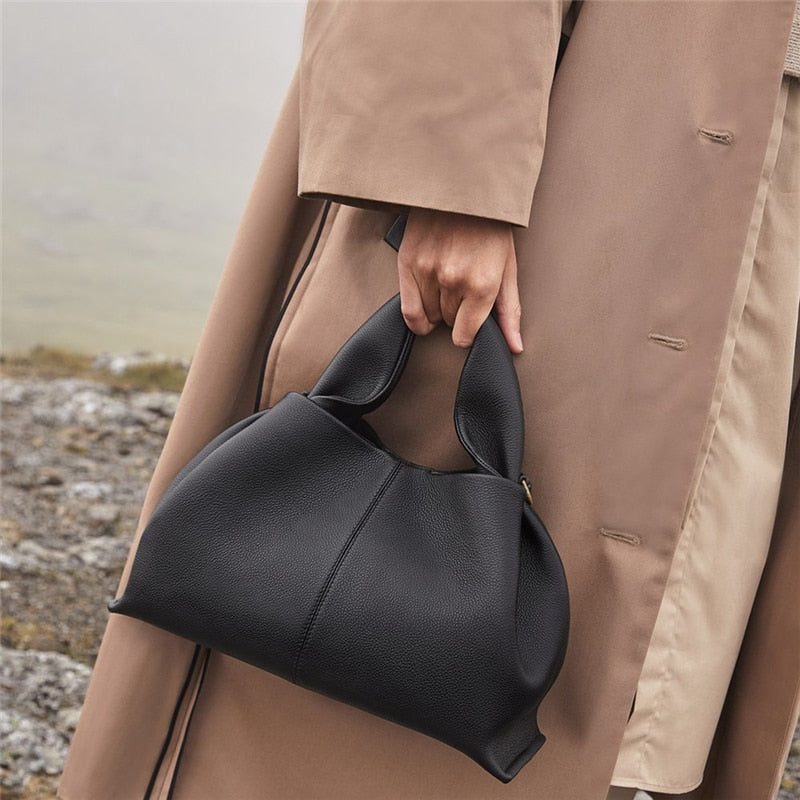 Luggo Bags – Vintage Stor Vegansk Axelväska