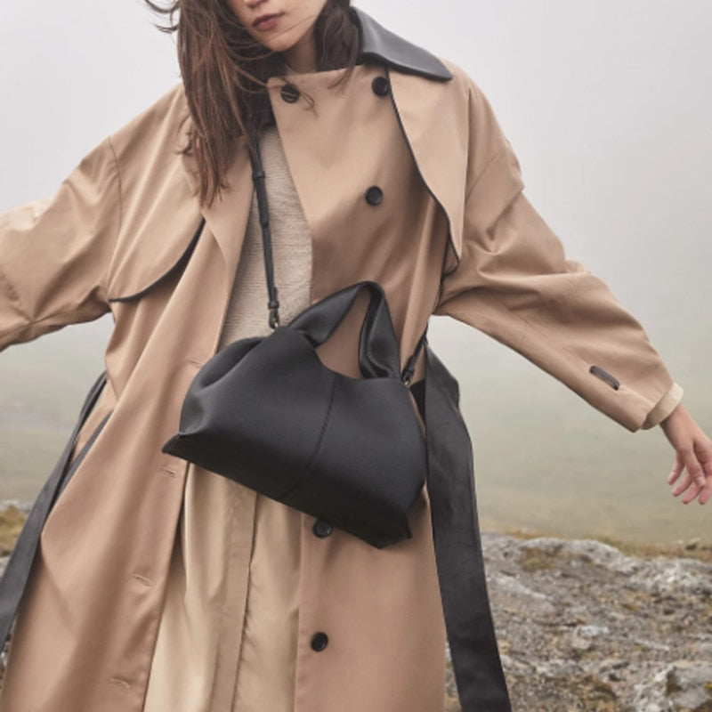 Luggo Bags – Vintage Stor Vegansk Axelväska