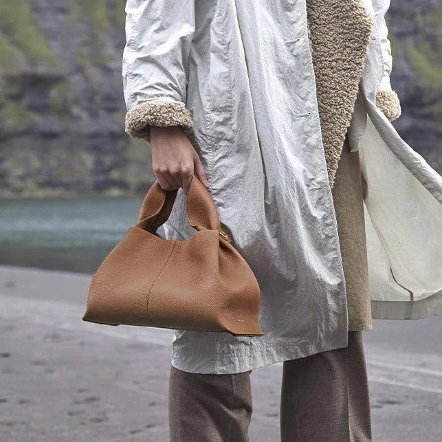 Luggo Bags – Vintage Stor Vegansk Axelväska