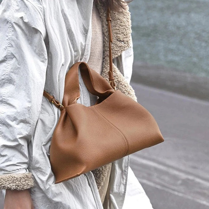 Luggo Bags – Vintage Stor Vegansk Axelväska