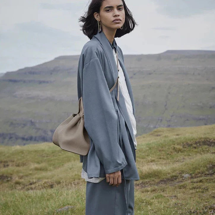 Luggo Bags – Vintage Stor Vegansk Axelväska
