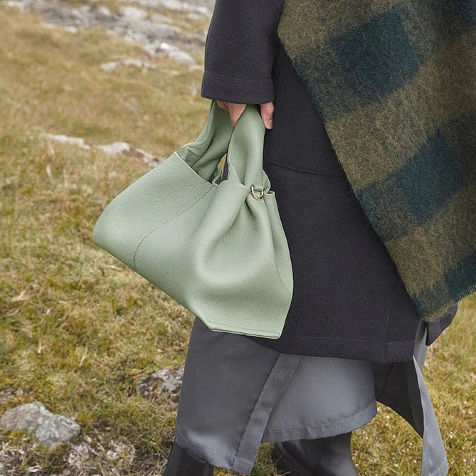 Luggo Bags – Vintage Stor Vegansk Axelväska