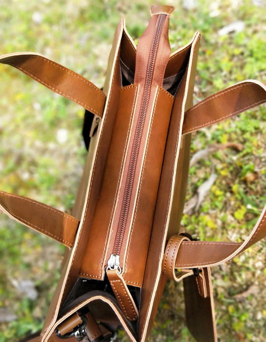 Luggo Bags – Avslappnad Veganläder Tote