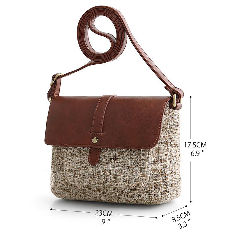 Luggo Bags – Vegansk Läder Canvas Handväska