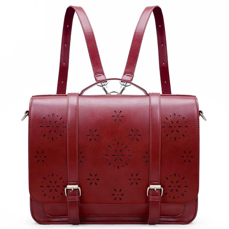 Luggo Bags – Vegansk Läder Blommönster Ryggsäck