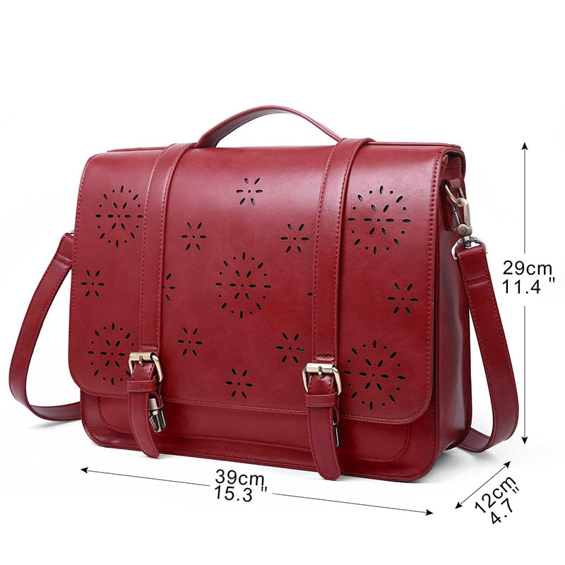 Luggo Bags – Vegansk Läder Blommönster Ryggsäck