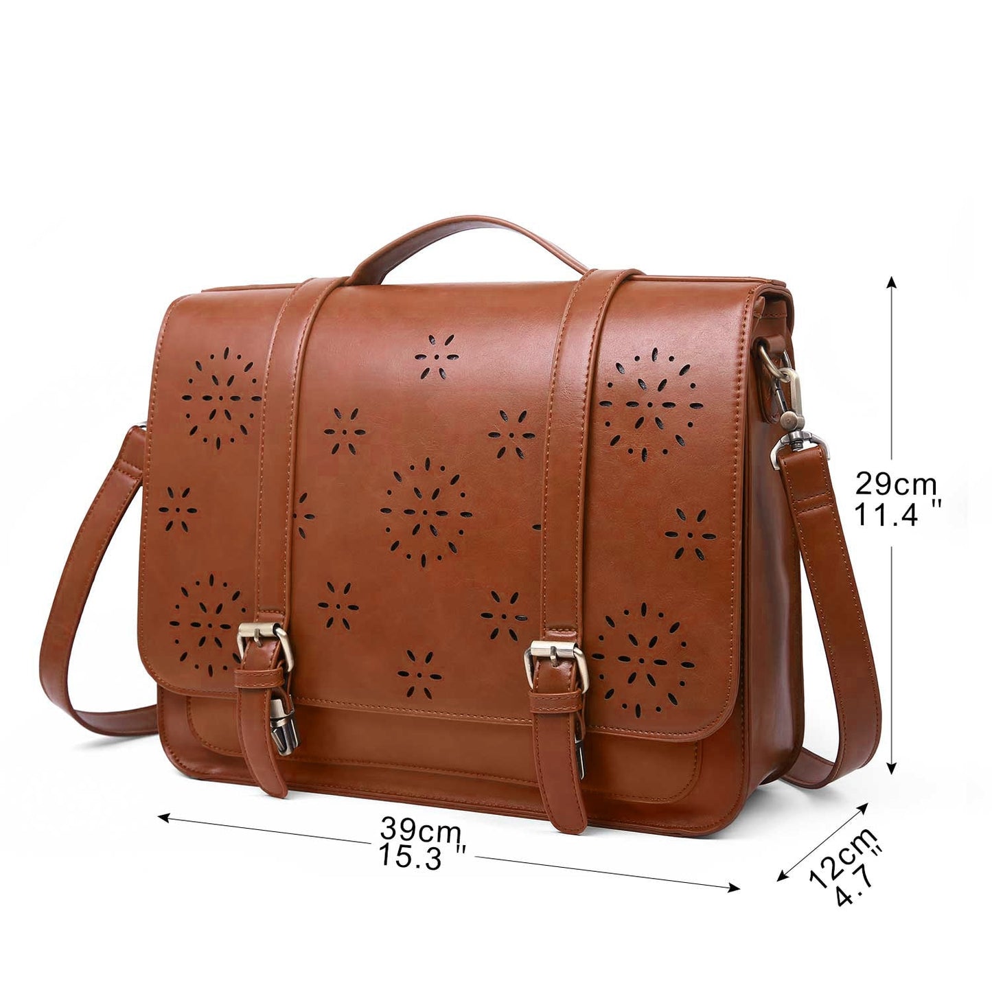 Luggo Bags – Vegansk Läder Blommönster Ryggsäck