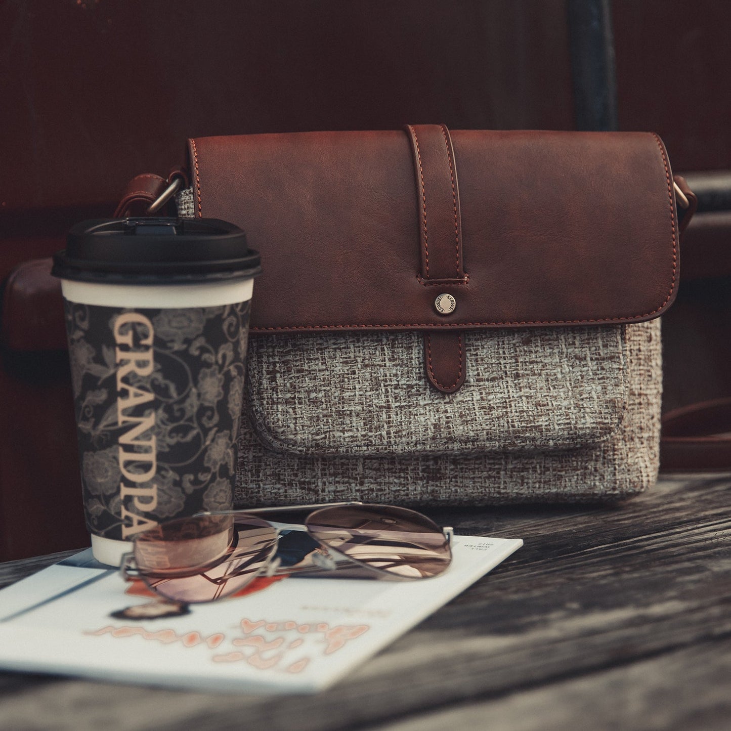 Luggo Bags – Vegansk Läder Canvas Handväska
