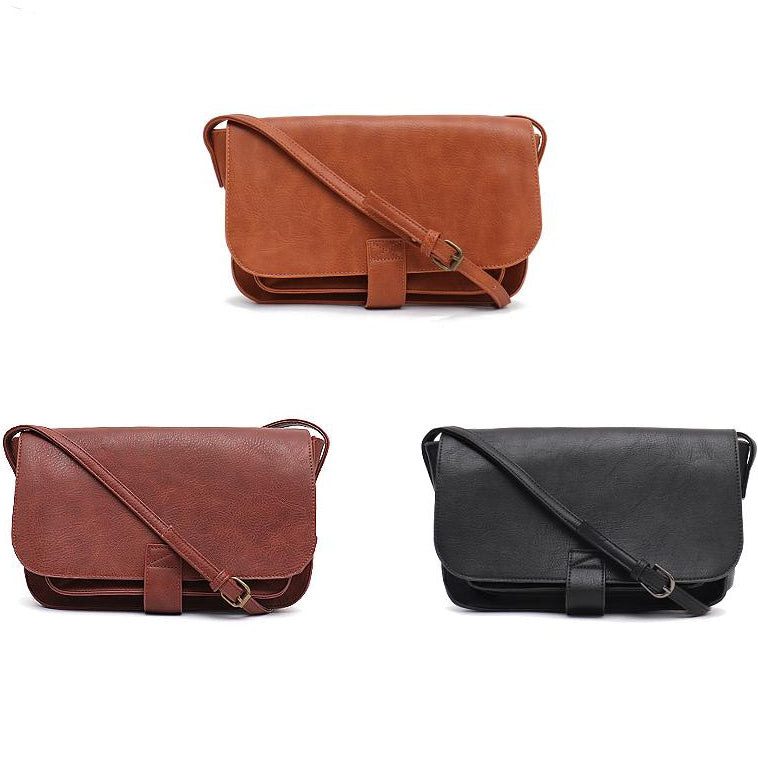 Luggo Bags – Vintage Vegansk Läder Crossbody Väska