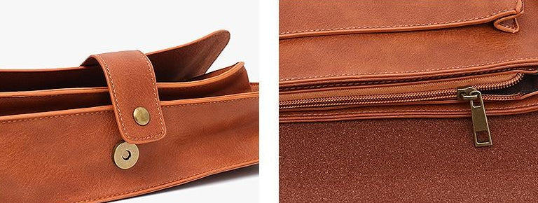 Luggo Bags – Vintage Vegansk Läder Crossbody Väska
