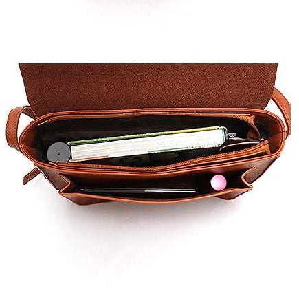 Luggo Bags – Vintage Vegansk Läder Crossbody Väska