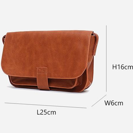 Luggo Bags – Vintage Vegansk Läder Crossbody Väska