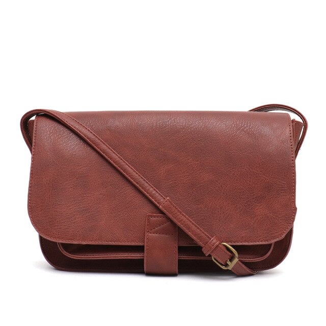 Luggo Bags – Vintage Vegansk Läder Crossbody Väska