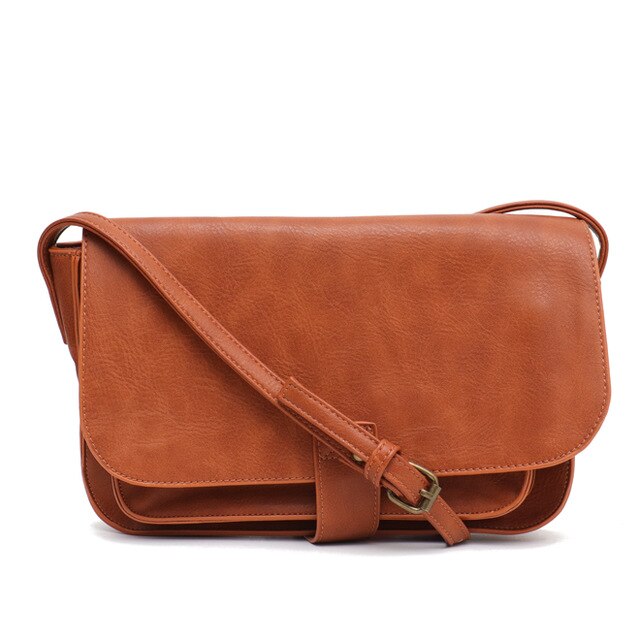 Luggo Bags – Vintage Vegansk Läder Crossbody Väska
