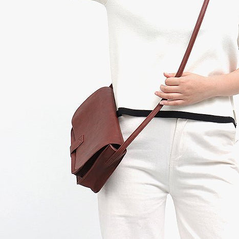 Luggo Bags – Vintage Vegansk Läder Crossbody Väska