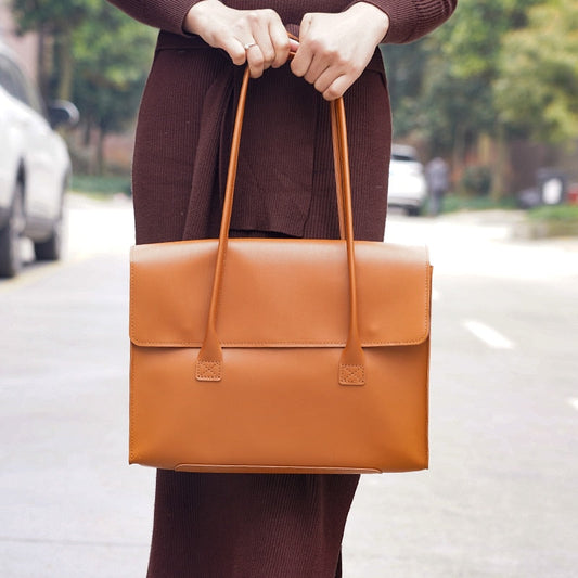 Vintage Luggo Bags – Vegansk Läder Laptopväska