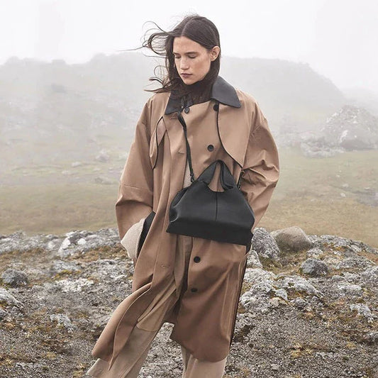 Luggo Bags – Vintage Stor Vegansk Axelväska