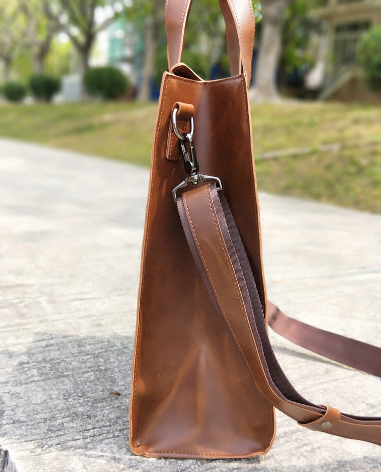 Luggo Bags – Avslappnad Veganläder Tote
