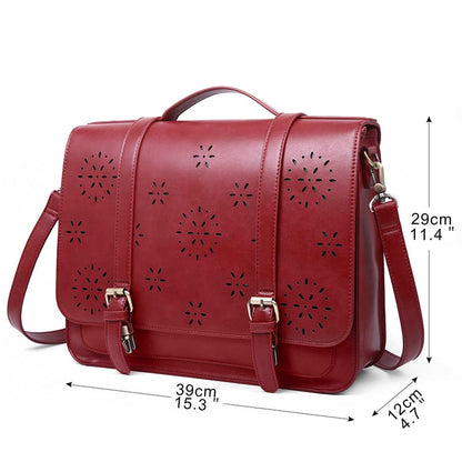 Luggo Bags – Vegansk Läder Blommönster Ryggsäck