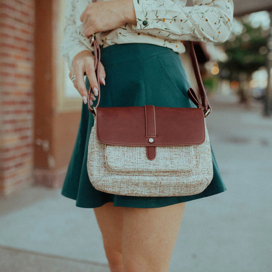 Luggo Bags – Vegansk Läder Canvas Handväska