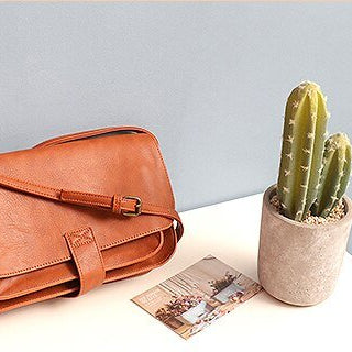Luggo Bags – Vintage Vegansk Läder Crossbody Väska